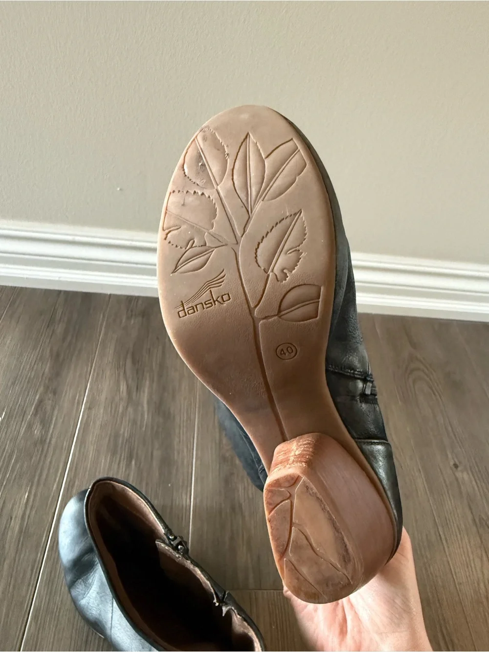 Dansko Marietta Leather Buckle Midcalf Boots Size 40
